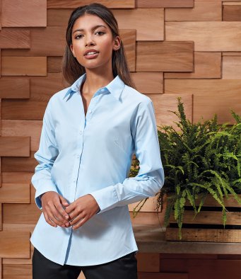 T4003 Tee Jays Ladies Long Sleeve Casual Twill Shirt